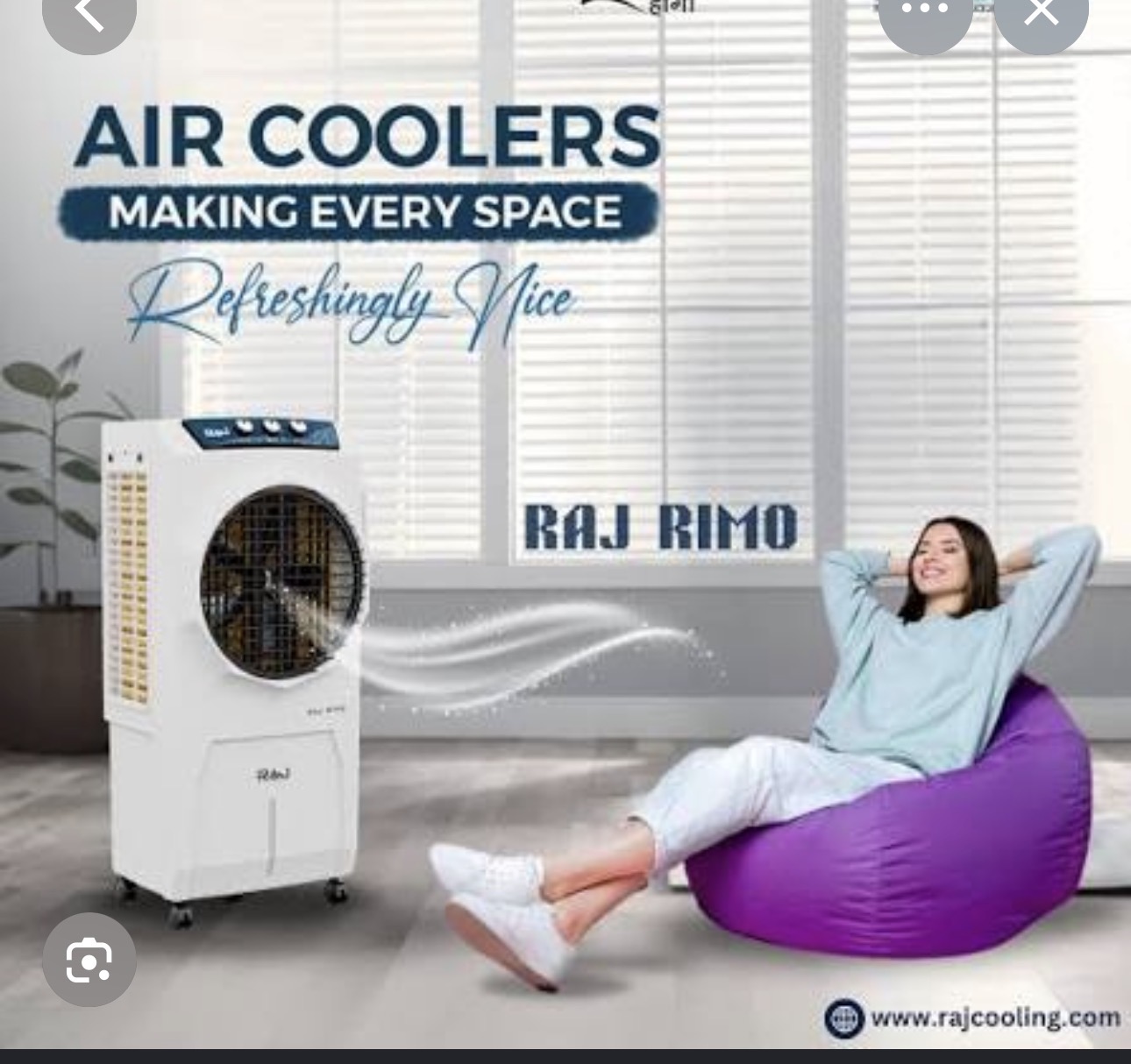 Raj Rimo Room Air Cooler